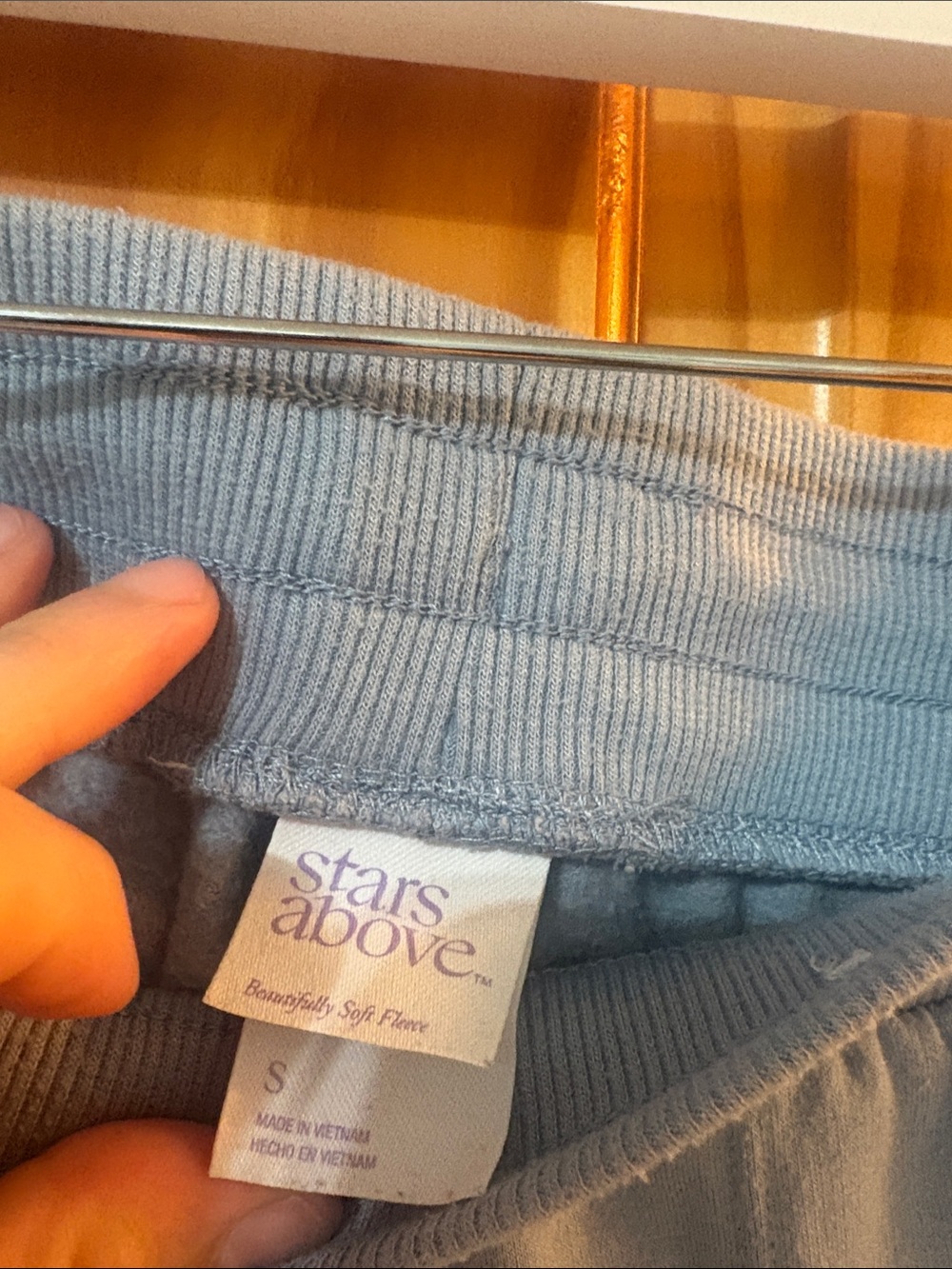 Stars Above Size Small Blue Jogger Sweatpants - Picture 5 of 8